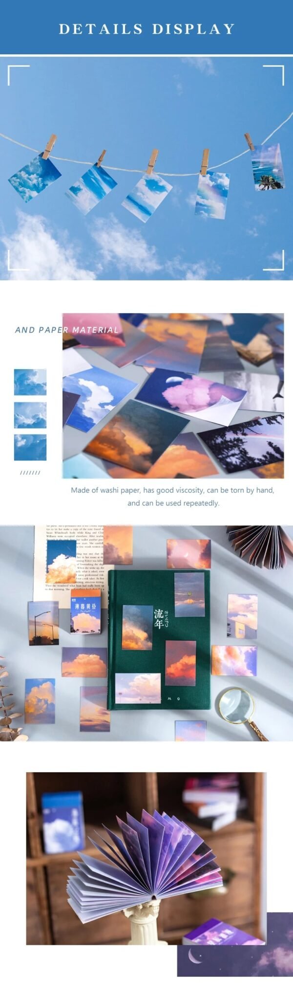 50 pieces Self Adhesive Journalling Stickers - Image 4