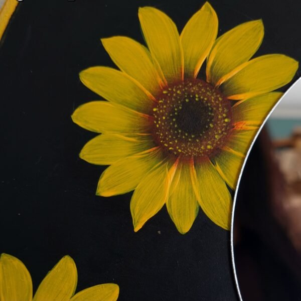 Floral Mirror (yellow Flowers) - Image 3