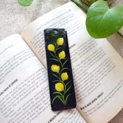 Floral Bookmark ( yellow floral )