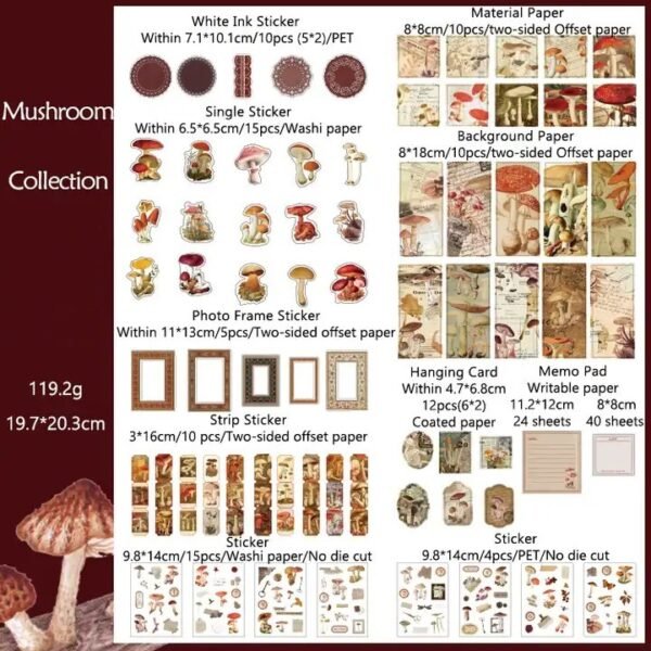 DIY Pack for Journal Notebook (140+ pieces) - Image 8