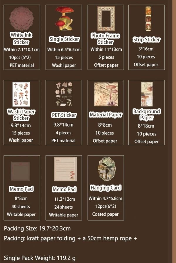 DIY Pack for Journal Notebook (140+ pieces) - Image 3